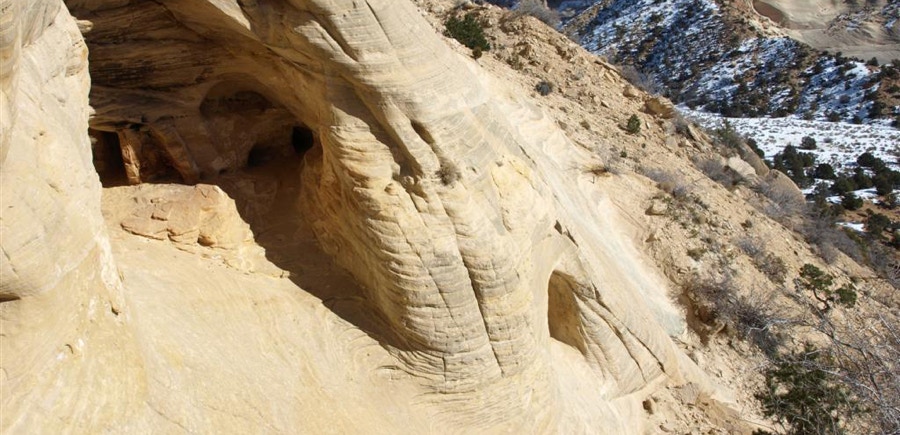 Blog Page Featured Image Image Of Freddy Crystals Cave Opening, in Kanab Utah